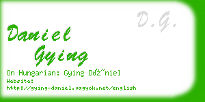 daniel gying business card